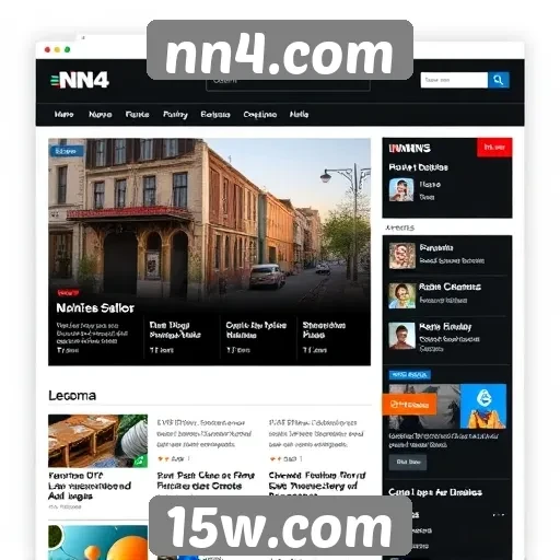Análise da interface do usuário em nn4.com